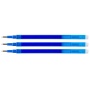 Ballpoint Pen Refill Retractable Q-CONNECT, 1,0 mm, 3 pcs, polybag, blue