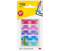 Zakładki indeksujące POST-IT® Mini (684-PLD5), PP, 11,9x43,2mm, 5x20 kart., mix kolorów