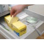 Karteczki samoprzylepne POST-IT® (654-P14CY+4SSCY), 76x76mm, 14+4x90 kart., żółte, GRATIS, Bloczki samoprzylepne, Papier i etykiety