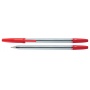 Długopis OFFICE PRODUCTS, 1,0mm, czerwony, Długopisy, Artykuły do pisania i korygowania