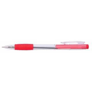 Ballpoint Pen Retractable OFFICE PRODUCTS, 0,7 mm, red