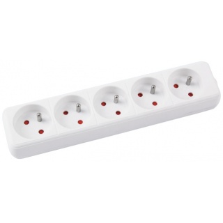 Extension Leads OFFICE PRODUCTS, 5 sockets, 5m, white