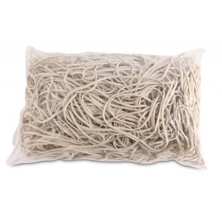 Rubber Bands OFFICE PRODUCTS, diameter 130mm, 1,5x1,5mm, 1000g, white