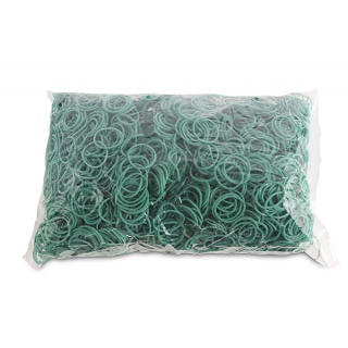Rubber Bands OFFICE PRODUCTS, diameter 25mm, 1,5x1,5mm, 1000g, green