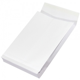 Envelope RND with silicone-coated self-adhesive OFFICE PRODUCTS, HK, C4, 229x324mm, 130gsm, 250pcs, white
