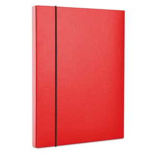 Elasticated File Box OFFICE PRODUCTS, PP, A4/40, red