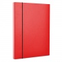 Elasticated File Box OFFICE PRODUCTS, PP, A4/40, red