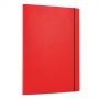 Elasticated File OFFICE PRODUCTS, PP, A4/15, 3 flaps, red