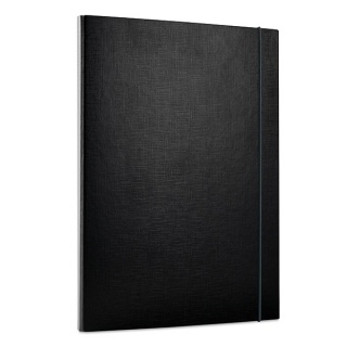 Elasticated File OFFICE PRODUCTS, PP, A4/15, 3 flaps, black