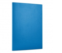 Teczka z rzepem OFFICE PRODUCTS, PP, A4/1,5cm, 3-skrz., niebieska