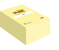 Sticky notes pad POST-IT® (659), 152x102mm, 1x100 sheets, yellow