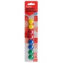 Display Magnets OFFICE PRODUCTS, round, diameter 20mm, 8pcs, blister, assorted colors